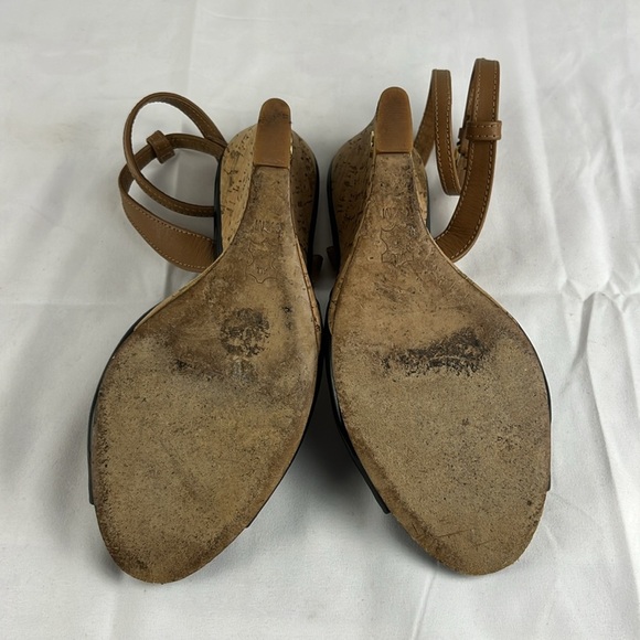 Tory Burch Ashton patent leather cork wedge 
Size: 6 1/2 - Picture 9 of 11